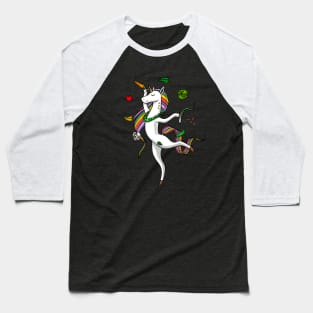 Unicorn Vegan Magical Vegetarian Baseball T-Shirt